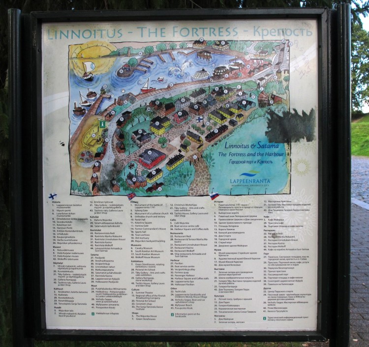 План крепости