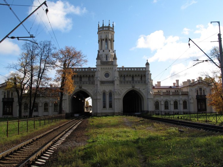 Западный вид вокзала