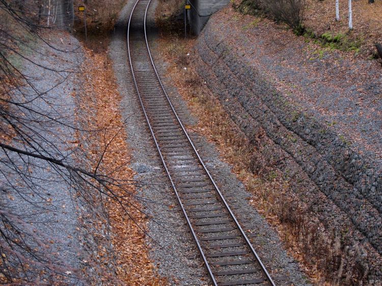 Осенняя железная дорога