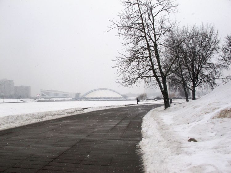 Снег в Минске