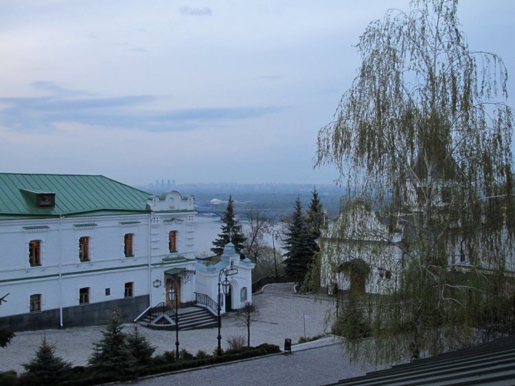 Вечерний Днепр Умиротворяющий пейзаж