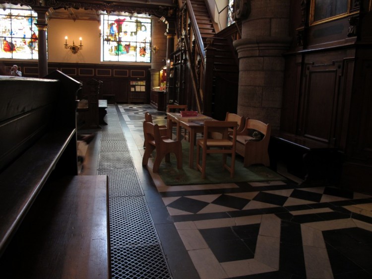 Детский уголок в немецкой церкви