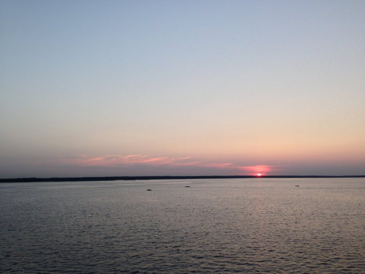 Закат на Ладоге